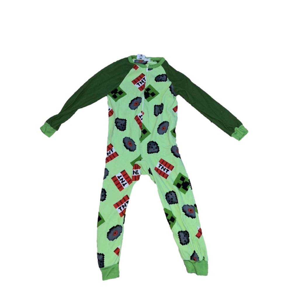 Minecraft Pajama Zipup